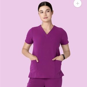 Dark purple mandala scrubs